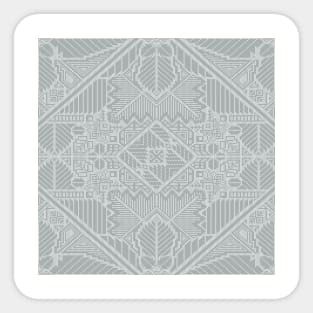 Gray Botanical Dots Sticker